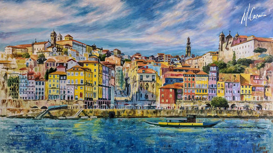 Panorámica del Rio Duero en Oporto: La Ribeira