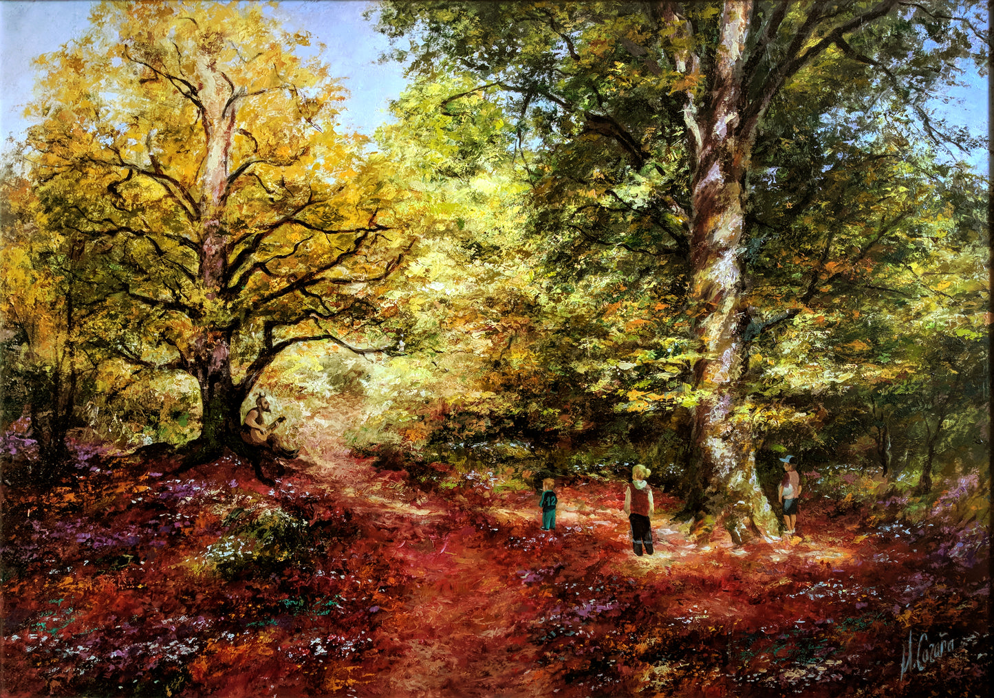 Fantasy in the Irati forest - Canvas Print on stretcher bars