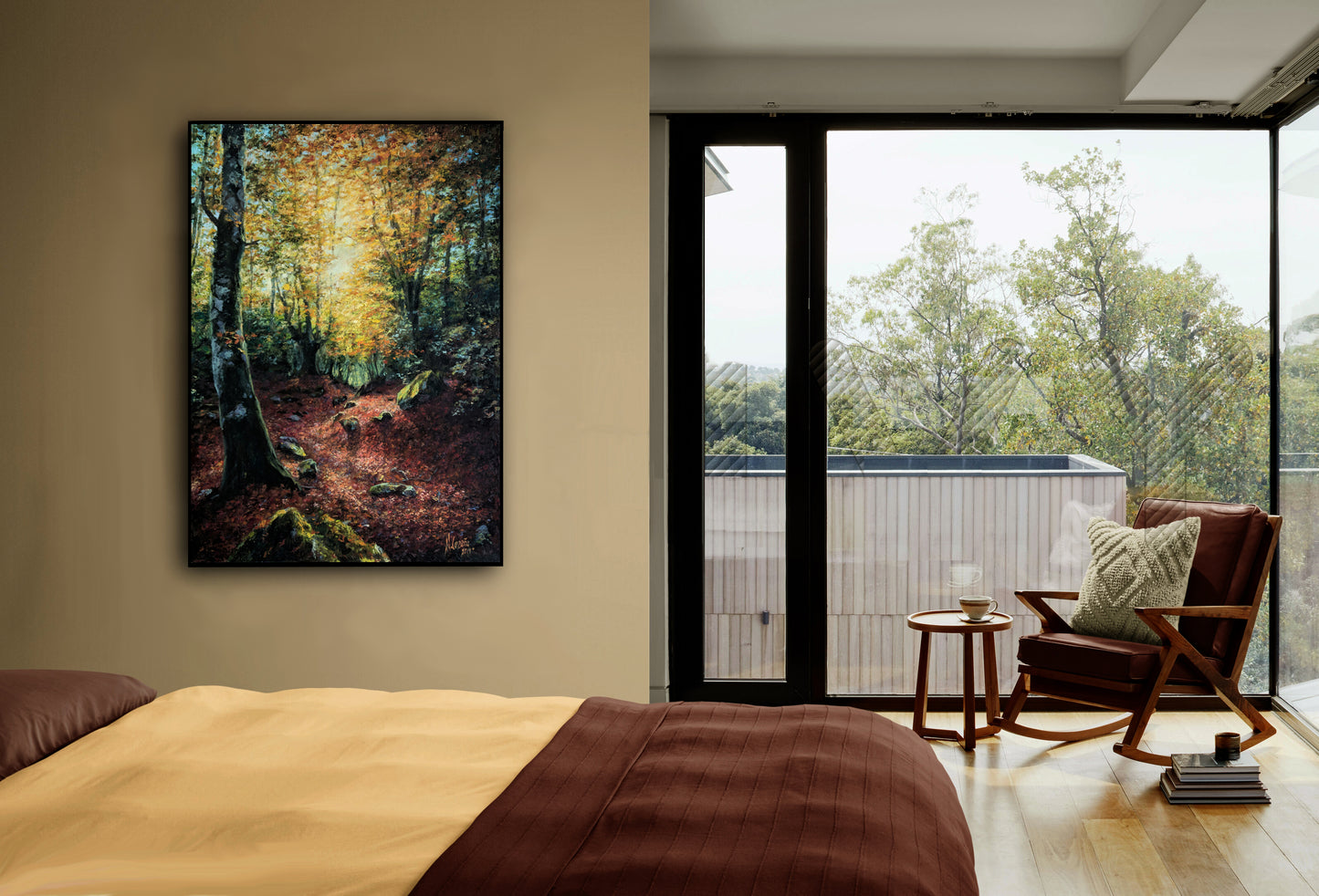 Aralar mountain range - Canvas Print on stretcher bars