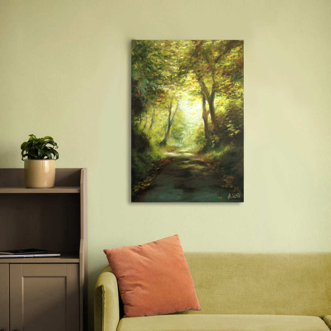 Señorio de Bertiz Natural Park - Canvas Print on stretcher bars