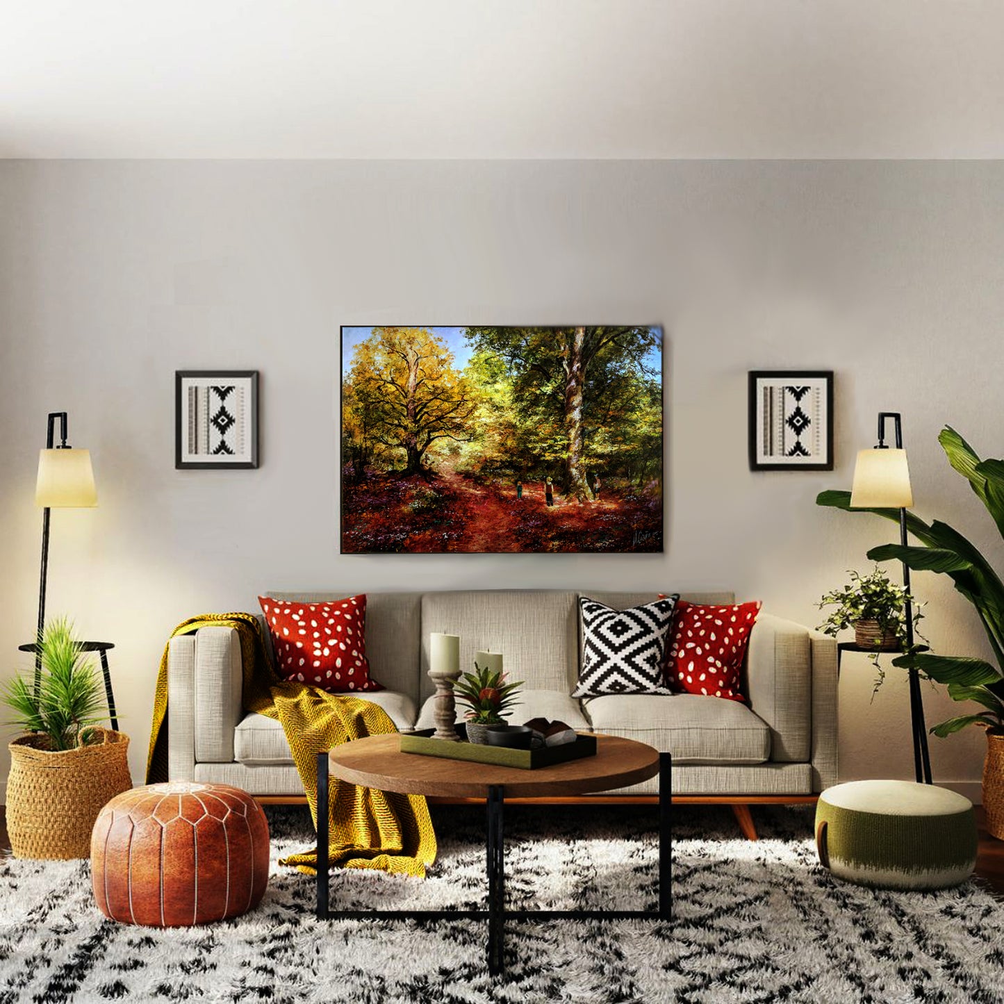 Fantasy in the Irati forest - Canvas Print on stretcher bars