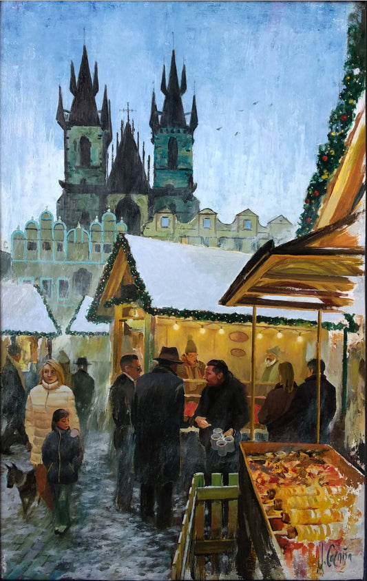 Christmas Market in Prague Old Town Square